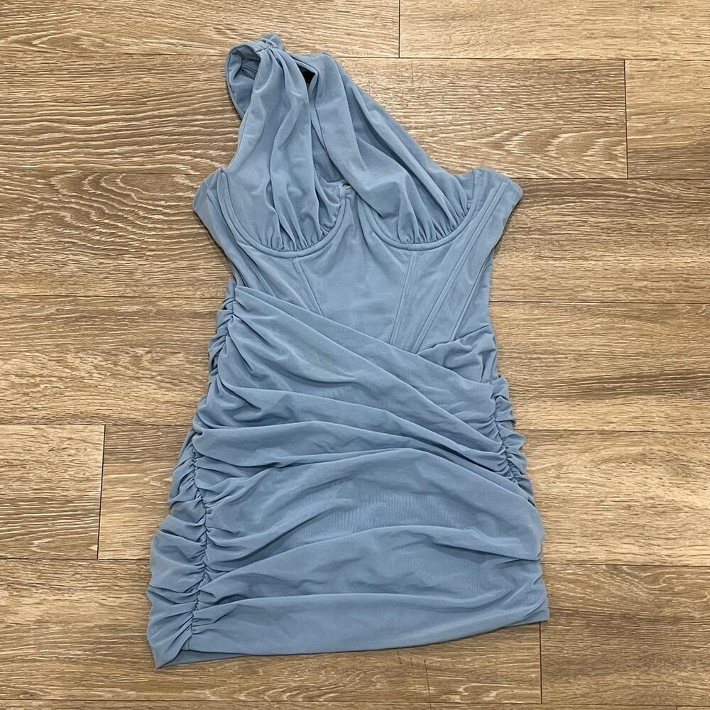 House of CB ‘Clementine’ Baby Blue Cutout Cutout Mini Dress